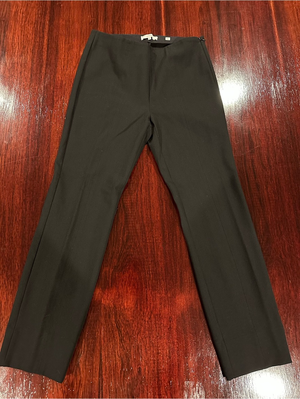 Vince Black Straight-Leg Women's Dress Pants